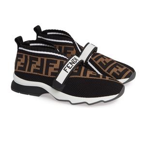 Fendi Rockoko Knit Sneakers